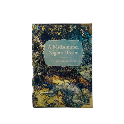 A Midsummer Nights Dream Green Book Crossbody Clutch Handbag