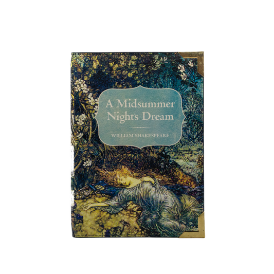 A Midsummer Nights Dream Green Book Crossbody Clutch Handbag