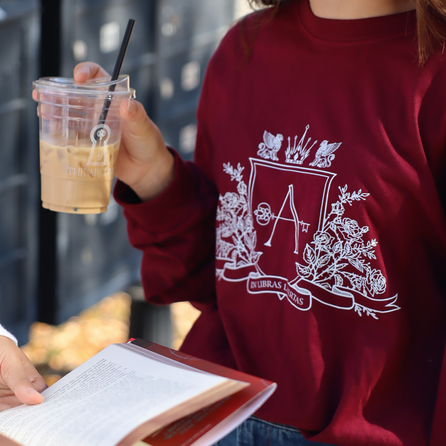 Archive Exclusive Heavyweight Long-Sleeve Tee (maroon)